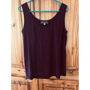 ***** 5 for $25 Alex Evenings Plum Tank Top